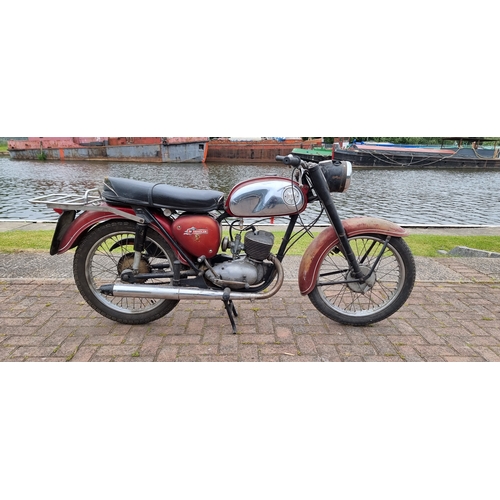 448 - 1966 BSA Bantam D7 Super, 175cc. Registration number GNJ 69D. Frame number D7 51138. Engine number F... 