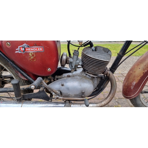 448 - 1966 BSA Bantam D7 Super, 175cc. Registration number GNJ 69D. Frame number D7 51138. Engine number F... 