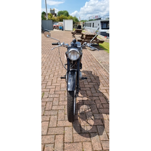 449 - 1957 BSA Bantam D3, 150cc. Registration number JAS 422 (non transferable). Frame number CD3 18485. E... 