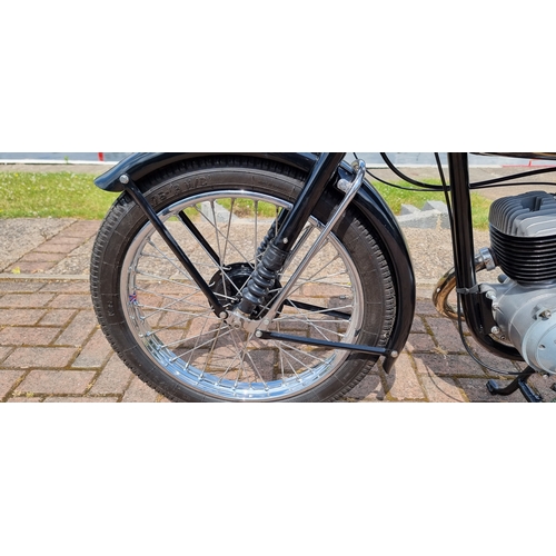 449 - 1957 BSA Bantam D3, 150cc. Registration number JAS 422 (non transferable). Frame number CD3 18485. E... 