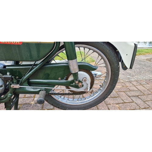 451 - 1961 Francis Barnett Falcon 87, 199cc. Registration number 782 SPJ (non transferrable). Frame number... 