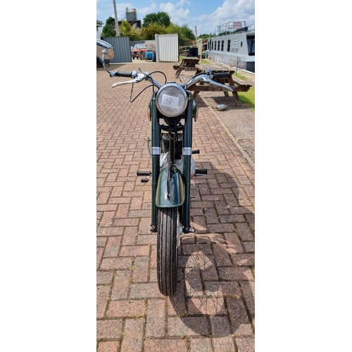 451 - 1961 Francis Barnett Falcon 87, 199cc. Registration number 782 SPJ (non transferrable). Frame number... 