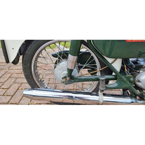 451 - 1961 Francis Barnett Falcon 87, 199cc. Registration number 782 SPJ (non transferrable). Frame number... 