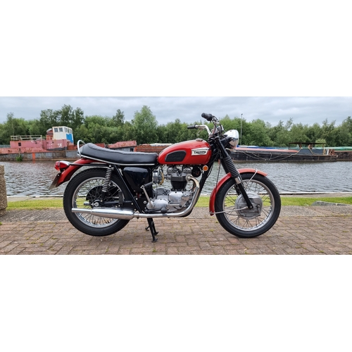 455 - 1969 Triumph TR6R Tiger, 650cc. Registration number RFG 171G. Frame number CC13329 TR6R. Engine numb... 