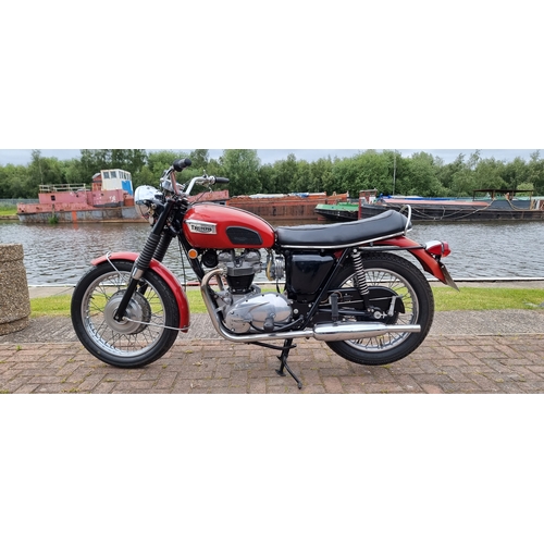 455 - 1969 Triumph TR6R Tiger, 650cc. Registration number RFG 171G. Frame number CC13329 TR6R. Engine numb... 