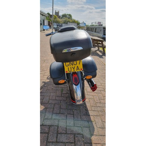 457 - 2007 Victory Kingpin Tour, 1634cc. Registration number GN07 UYA. Frame number 5VPCD26U373004947. Eng... 