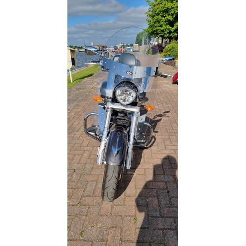 457 - 2007 Victory Kingpin Tour, 1634cc. Registration number GN07 UYA. Frame number 5VPCD26U373004947. Eng... 