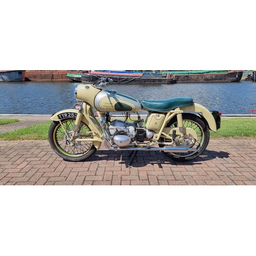 443 - 1957 Douglas Dragonfly, 350 cc. Registration number TYR 252 (non transferable). Frame number 1584/6.... 