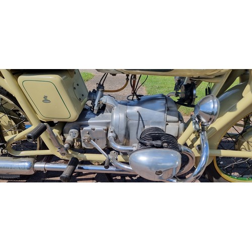 443 - 1957 Douglas Dragonfly, 350 cc. Registration number TYR 252 (non transferable). Frame number 1584/6.... 