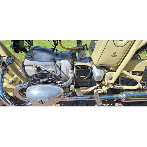 443 - 1957 Douglas Dragonfly, 350 cc. Registration number TYR 252 (non transferable). Frame number 1584/6.... 