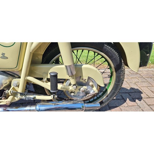 443 - 1957 Douglas Dragonfly, 350 cc. Registration number TYR 252 (non transferable). Frame number 1584/6.... 