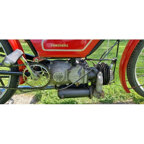 419 - 1947 Francis Barnett Powerbike, 98cc. Registration number EAY 40 (non transferrable). Frame number M... 