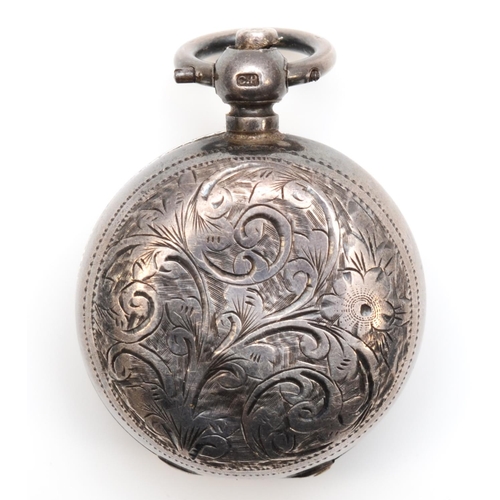 An Edwardian silver sovereign case, Birmingham 1901, 30mm