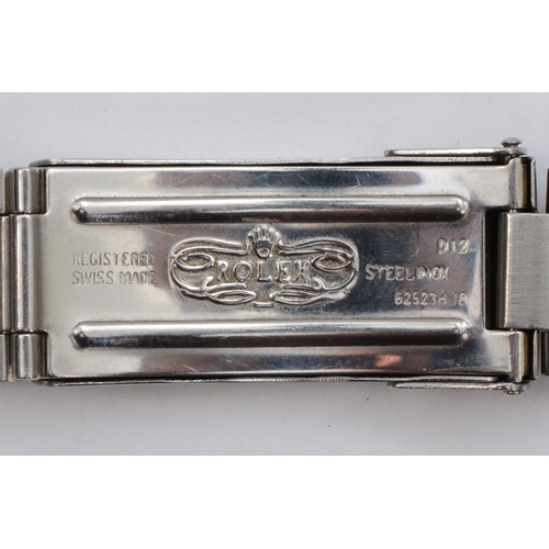 202 - Rolex, a stainless steel Oyster bracelet, the clasp signed and numbered 012, the bracelet numbered 1... 