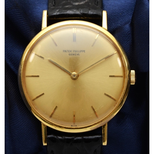 209 - Patek Philippe, Calatrava, an 18K gold manual wind gentleman's wristwatch, ref 3537, c.1960/70, the ... 