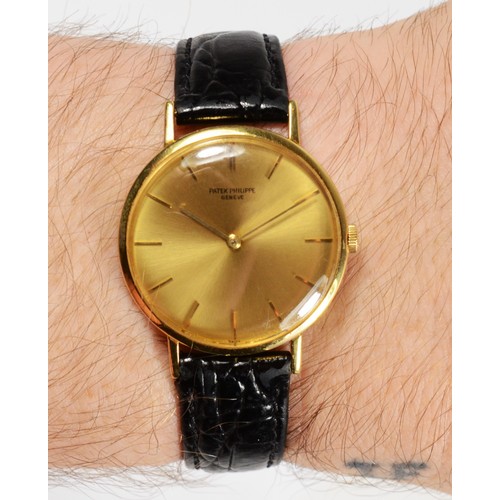 209 - Patek Philippe, Calatrava, an 18K gold manual wind gentleman's wristwatch, ref 3537, c.1960/70, the ... 