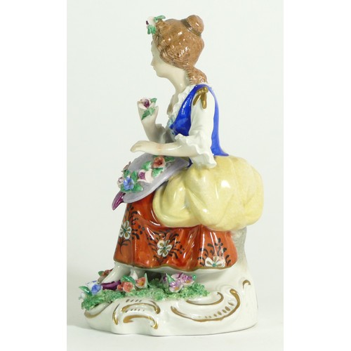 281 - A pair of Griffith porcelain figurines, circa. late 19th century. Entitled 'The Florist' and 'The Ha... 