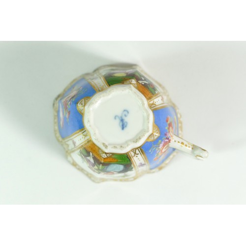 306 - A collection of 19th century and later porcelain cabinet cup and saucer sets. Makers to include Dres... 