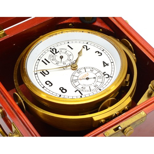 375 - Russian two day marine chronometer, the 3.5