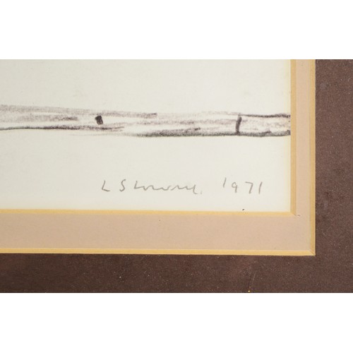 403 - After Lawrence Stephen Lowry (British 1887-1976): 'On a Promenade', limited edition monochrome print... 