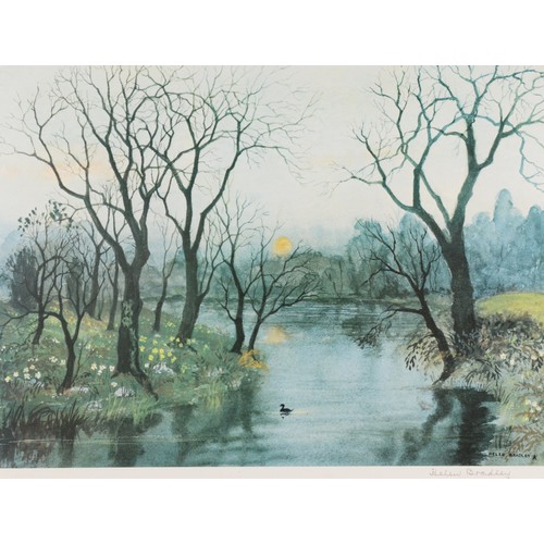 404 - After Helen Layfield Bradley (1900-1979): 'Light Go Gently', limited edition print blind stamped and... 