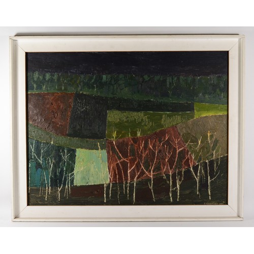 508 - Peter Alwyn Evans (20th century), East Riding Landscape, acrylic on board, signed and date 1963, 61 ... 