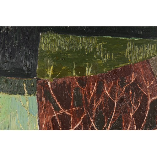 508 - Peter Alwyn Evans (20th century), East Riding Landscape, acrylic on board, signed and date 1963, 61 ... 