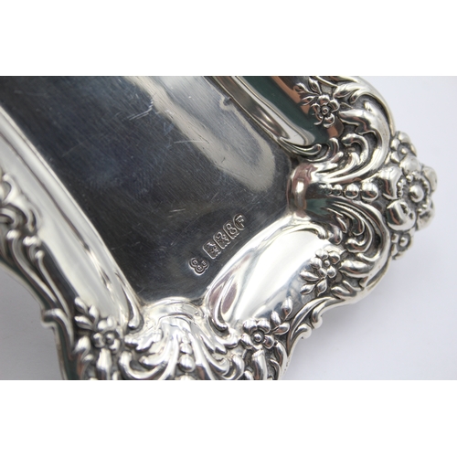 40 - A Victorian silver trinket dish, Glasgow import 1901, 13.5 x 8cm, 42gm