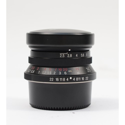A Voigtlander Bessa-R 35mm film rangefinder camera, with a
