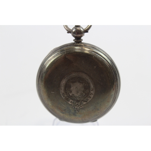 86 - James Sanders, Birmingham, a silver fusee pocket watch, London 1882, 50mm