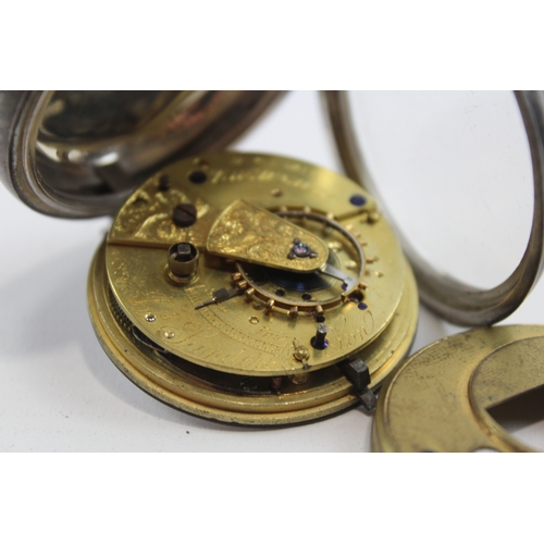 86 - James Sanders, Birmingham, a silver fusee pocket watch, London 1882, 50mm