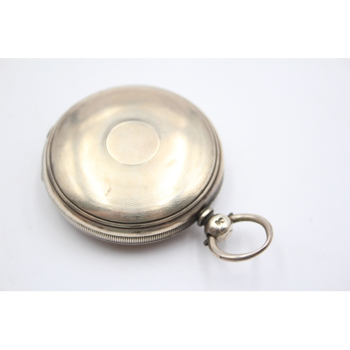 88 - Barber & Bustin, Liverpool, a Victorian silver full hunter key wind pocket watch, 46mm, spares or re... 