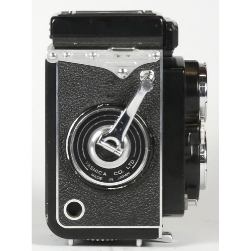 A Yashica-Mat Copal MXV TLR medium format camera, with a