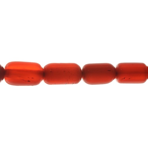 143 - A cherry red amber Bakelite graduated bead necklace, 25 - 12mm beads, 92cm, 96gm