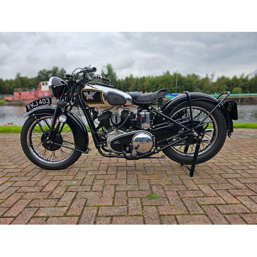 1938 Matchless Model X, 982cc. Registration number FKL 403. Frame ...