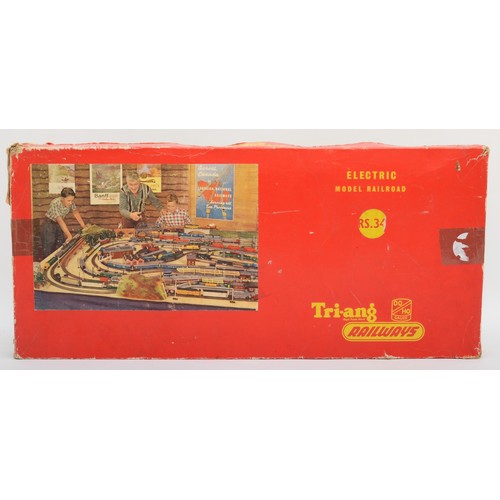 15 - Tri-Ang Hornby, OO gauge, Transcontinental (RS.34) electric train set, in original box