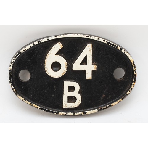 142 - '64B Haymarket (Edinburgh)' cast-iron shed-plate