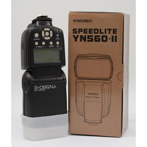 163 - A Yongnuo Speedlite YN560-II flash gun, boxed, working