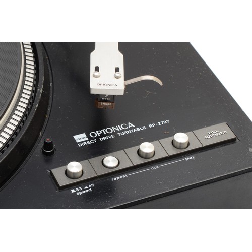 A Sharp Optonica RP-2727H turntable, in original box