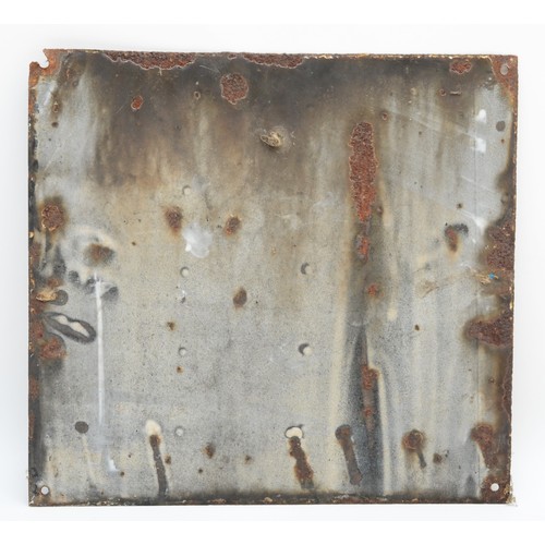 457 - An early 20th century 'First Aid' vitreous enamel sign 'The St John Ambulance Brigade' 38x36cm