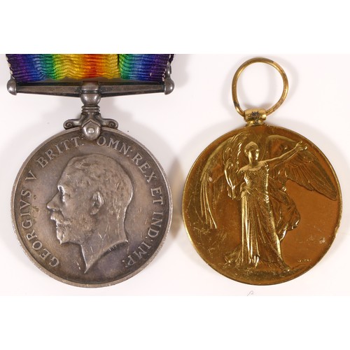 539 - WWI, War, named 4336 Pte. W. Thornton, West Yorks Regt and Victory, named 45782, named Pte. W.F. Som... 