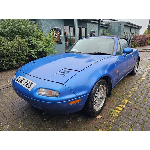 407 - 1993 Mazda MX5 NA, 1830cc. Registration number L210 PRB. Vin number NA8C 010449. Engine number BP675... 