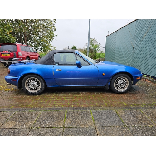 407 - 1993 Mazda MX5 NA, 1830cc. Registration number L210 PRB. Vin number NA8C 010449. Engine number BP675... 