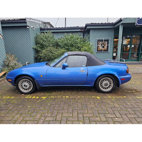 407 - 1993 Mazda MX5 NA, 1830cc. Registration number L210 PRB. Vin number NA8C 010449. Engine number BP675... 