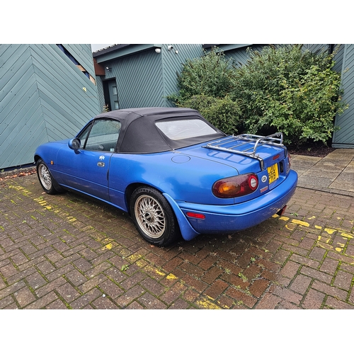 407 - 1993 Mazda MX5 NA, 1830cc. Registration number L210 PRB. Vin number NA8C 010449. Engine number BP675... 