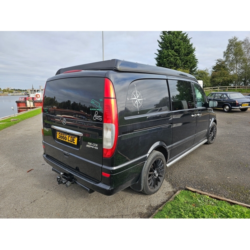 416 - 2011 Mercedes Benz Vito 116 Dualiner Sport, LWB, 2143cc. Registration number S666 CDE. Chassis numbe... 