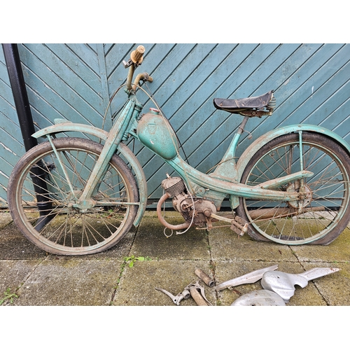 501 - c.1960's NSU Quickly project, 49cc. Registration number not registered. Frame number, painted over. ... 