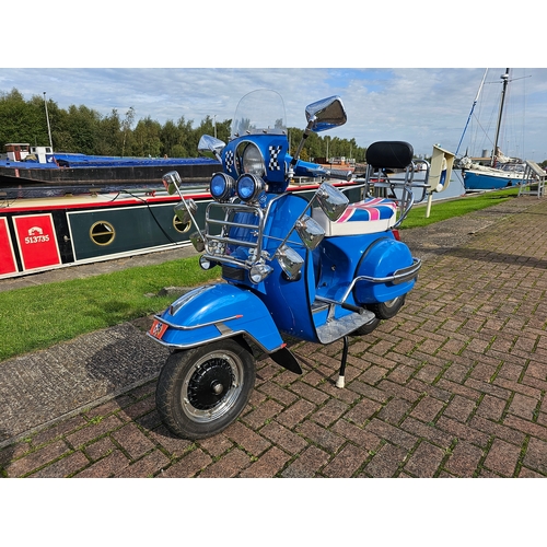 520 - 1980 Vespa PX125, 124cc. Registration number LKJ 137V. Frame number 112258. Engine number VNX1 M3472... 