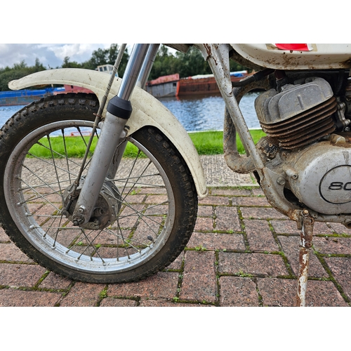 544 - Yamaha TY80, Registration number not registered. Frame number 451 201329. Engine 451 201528.
There i... 