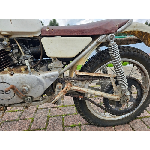 544 - Yamaha TY80, Registration number not registered. Frame number 451 201329. Engine 451 201528.
There i... 